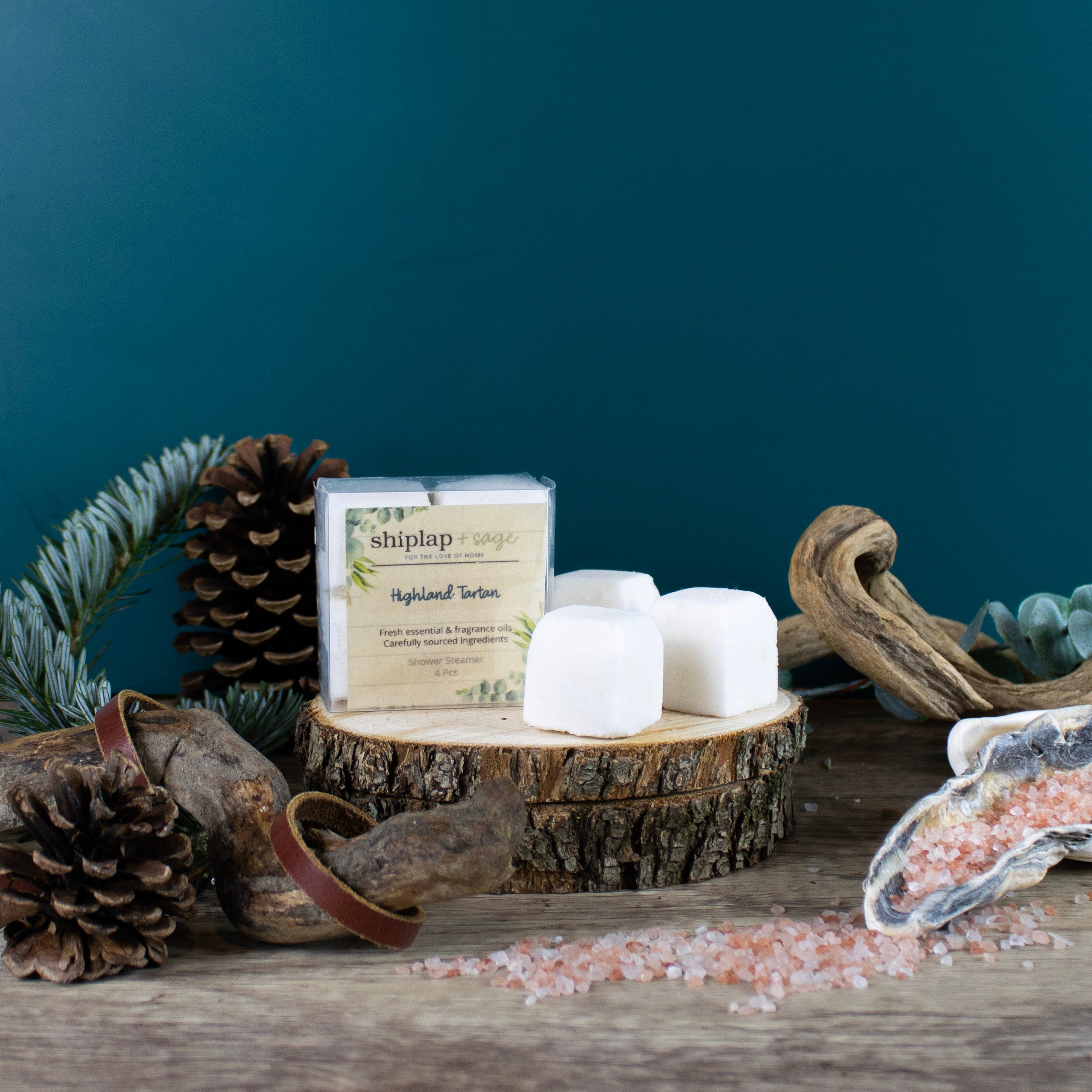 Highland Tartan - 4ct Shower Steamers | Shiplap and Sage
